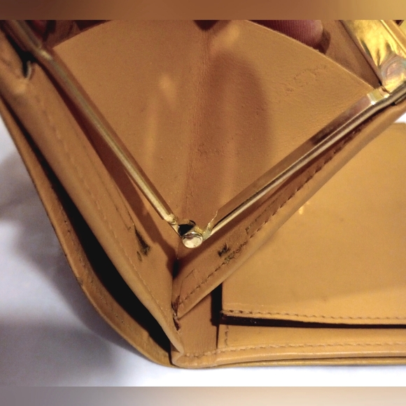 Celine Macadam Kisslock Compact Vintage Wallet GUC - Picture 12 of 16